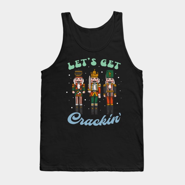 Let's Get Crackin' Three Nutcrackers Vintage Christmas Squad Tank Top by DenverSlade